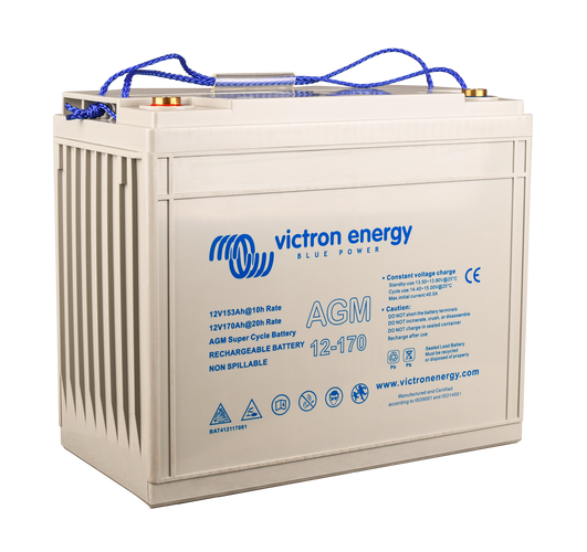 Victron 12V 170Ah AGM Super Cycle Batteri. (M8)