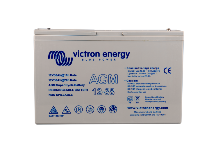 Victron 12V/38Ah AGM Super Cycle Batt. (M5)