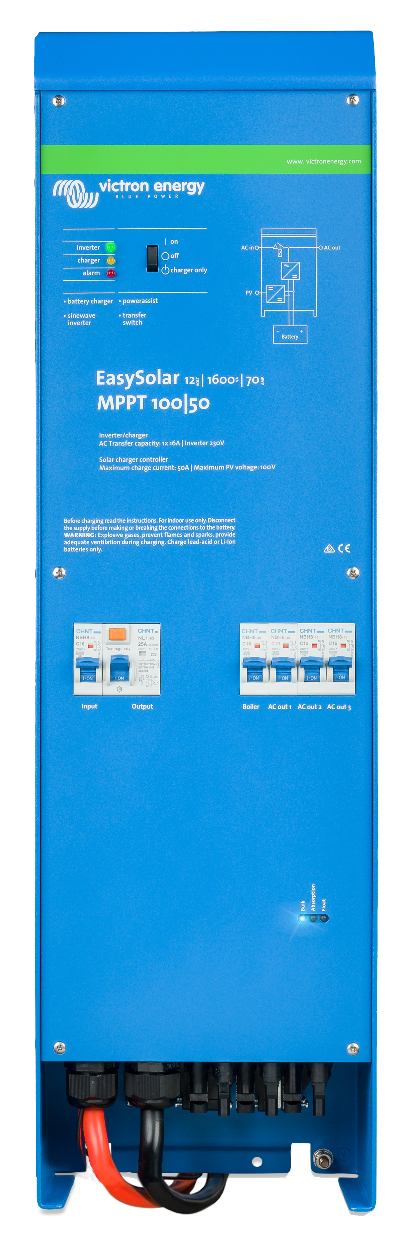 Victron EasySolar 12/1600/70-16 230V MPPT 100/50